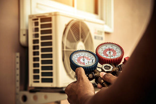 Professional Hvac Installation technician working in Westport, MA